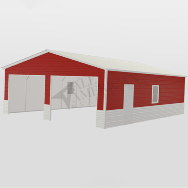 Fully enclosed garage